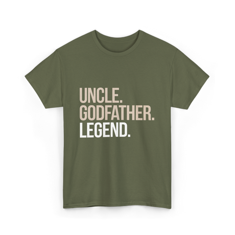 Uncle Godfather Legend Godfather T-Shirt - Military Green
