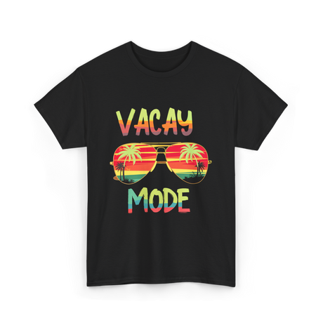 Vacay Mode Summer Vacation T-Shirt - Black