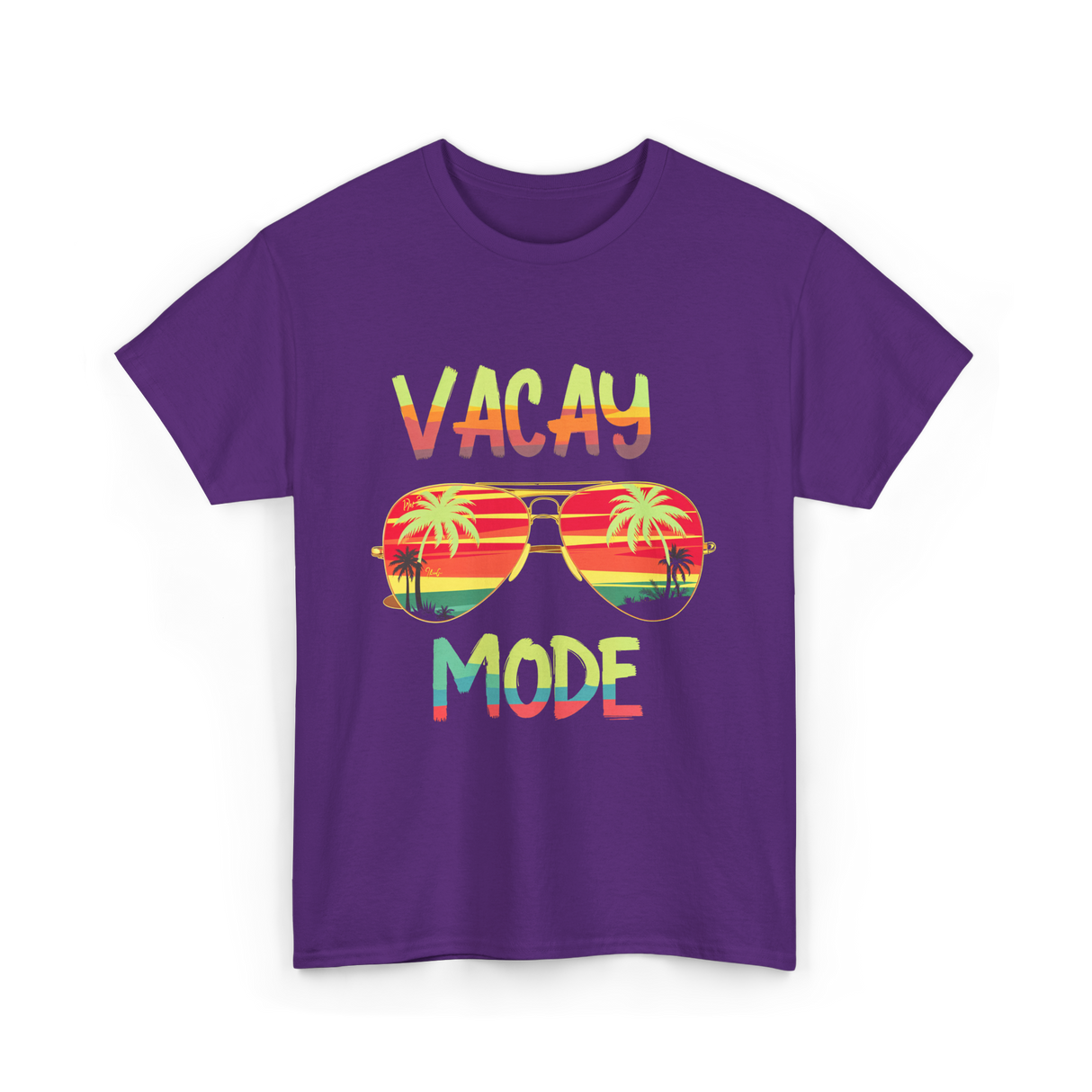 Vacay Mode Summer Vacation T-Shirt - Purple