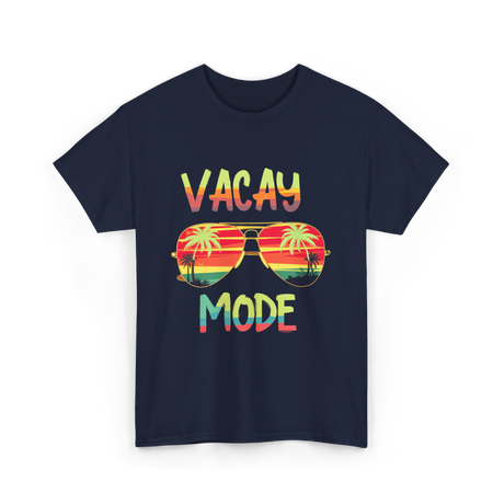 Vacay Mode Summer Vacation T-Shirt - Navy