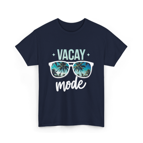 Vacay Mode Vacation Travel Summer T-Shirt - Navy