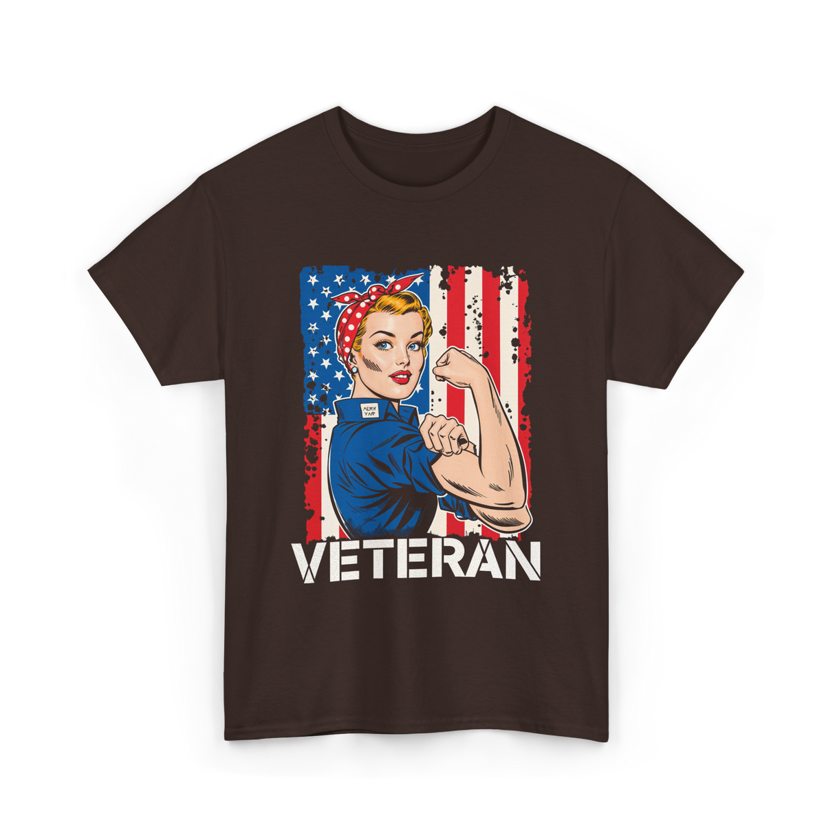 Veteran Female Veteran Women T-Shirt - Dark Chocolate