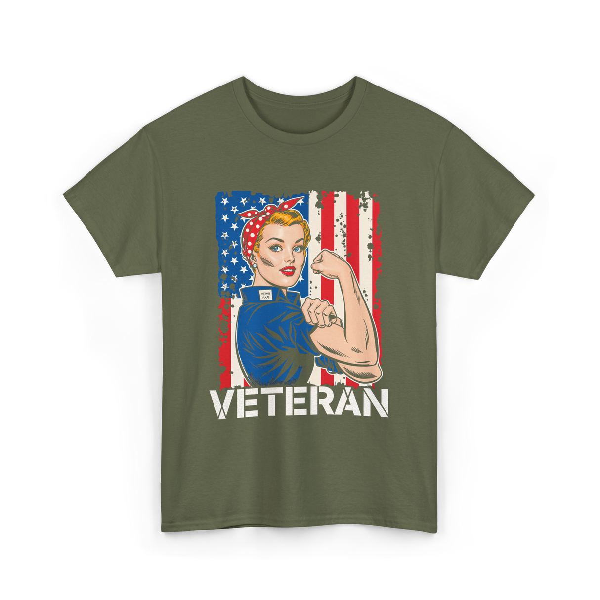Veteran Female Veteran Women T-Shirt - Military Green