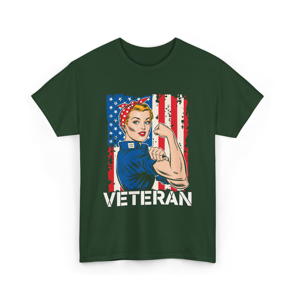 Veteran Female Veteran Women T-Shirt - Forest Green