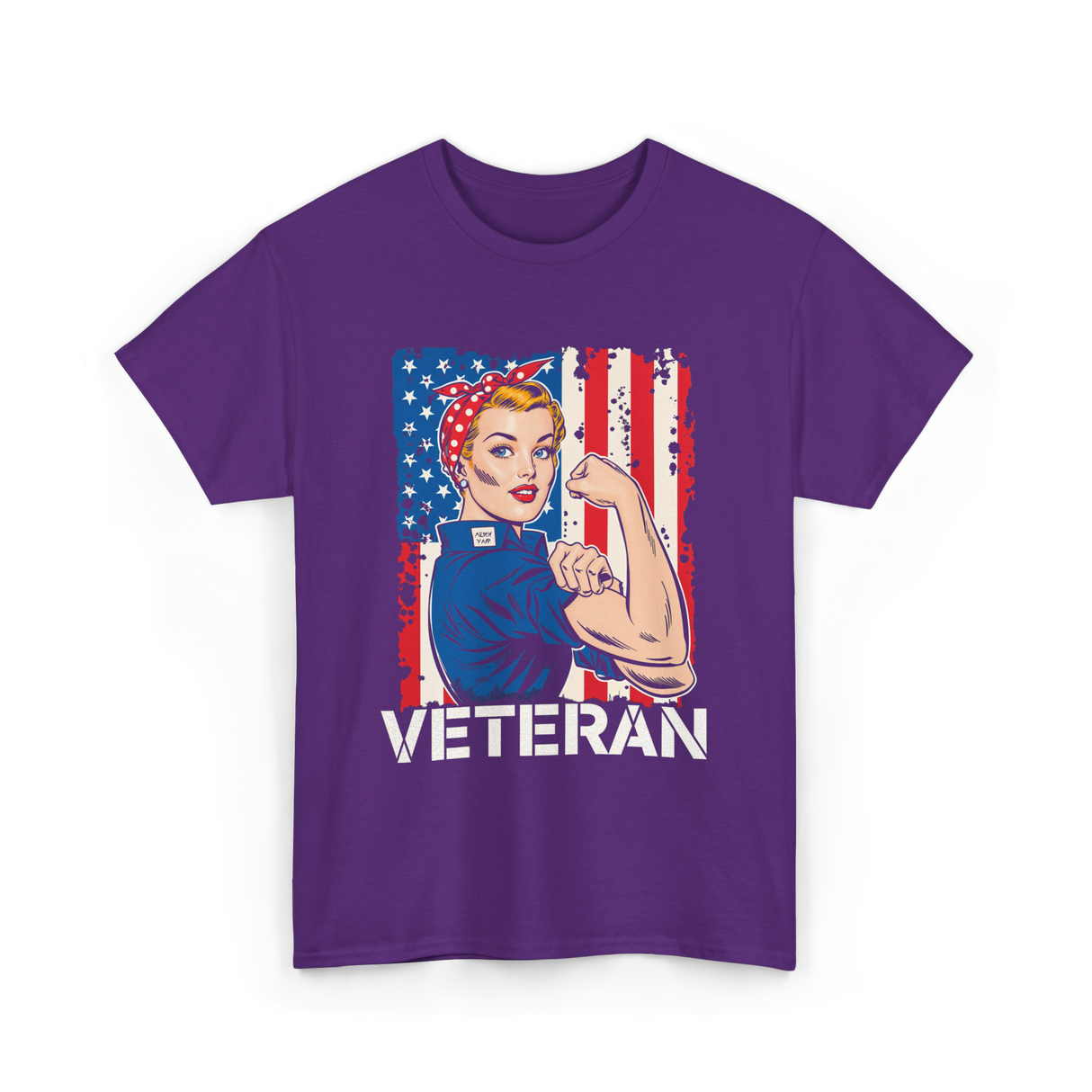 Veteran Female Veteran Women T-Shirt - Purple
