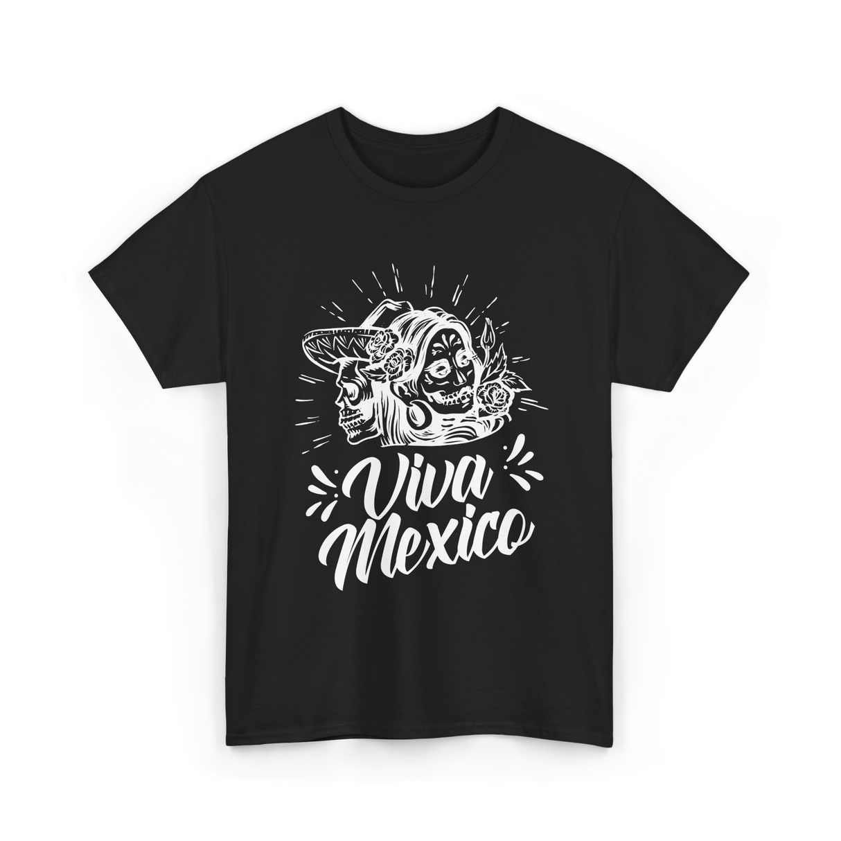 Viva Mexico Proud Mexican T-Shirt - Black