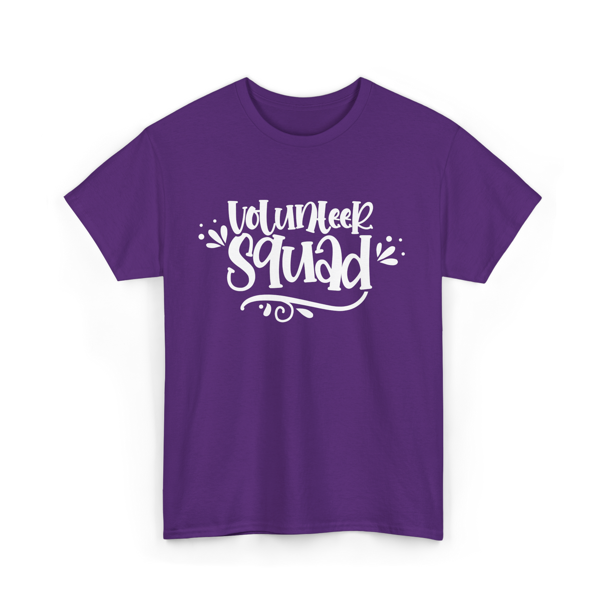 Volunteer Squad Volunteer Team T-Shirt - Purple
