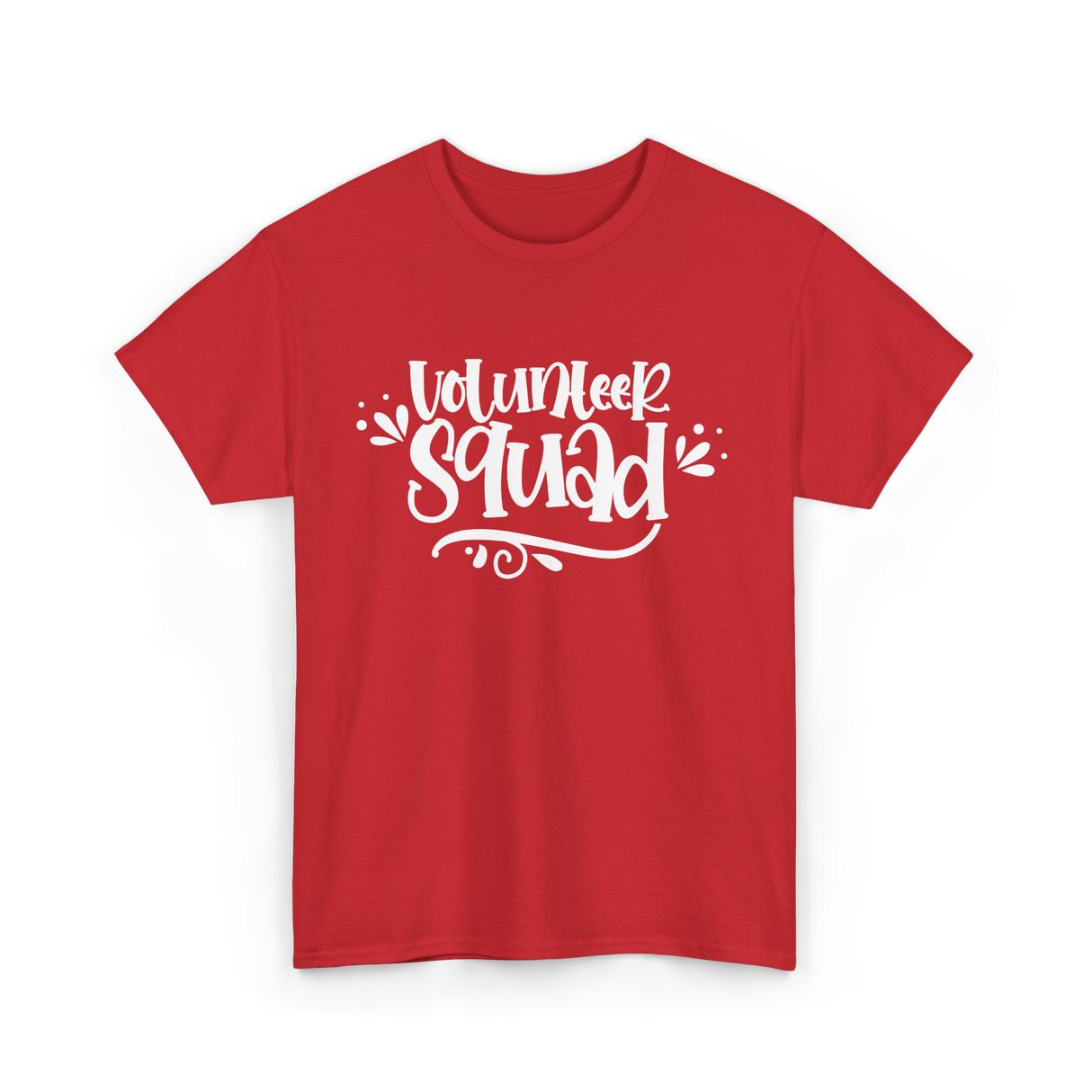 Volunteer Squad Volunteer Team T-Shirt - Red