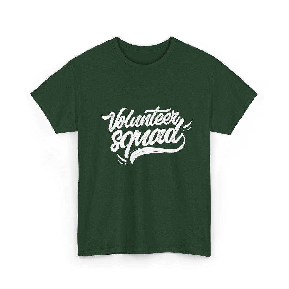 Volunteer Squad Volunteering Community T-Shirt - Forest Green