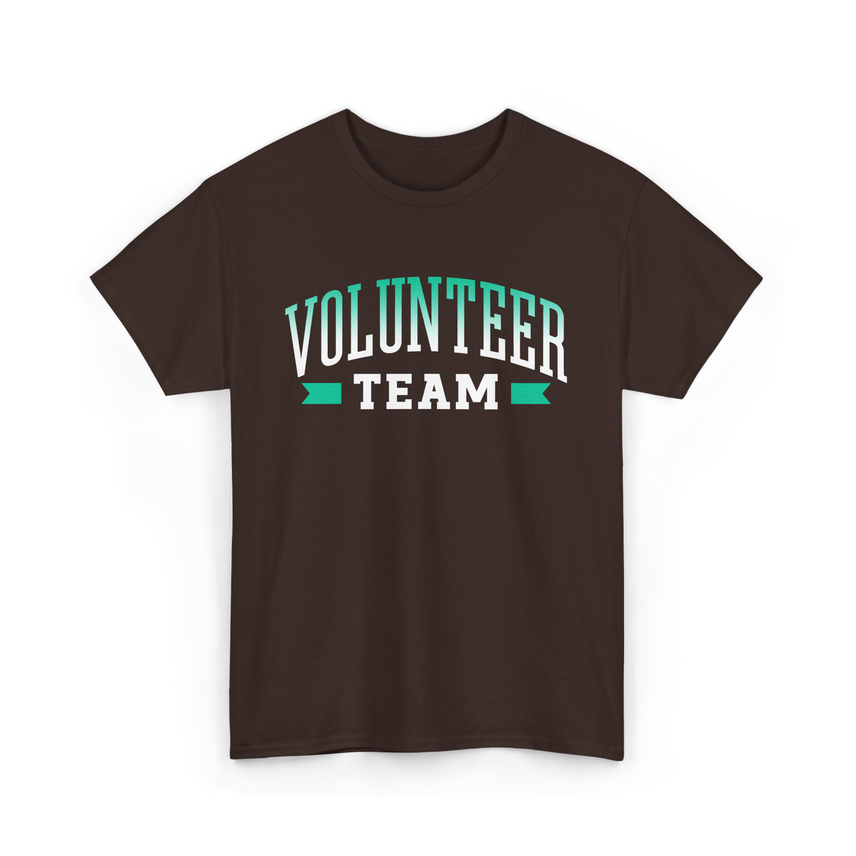 Volunteer Team Volunteer Service T-Shirt - Dark Chocolate