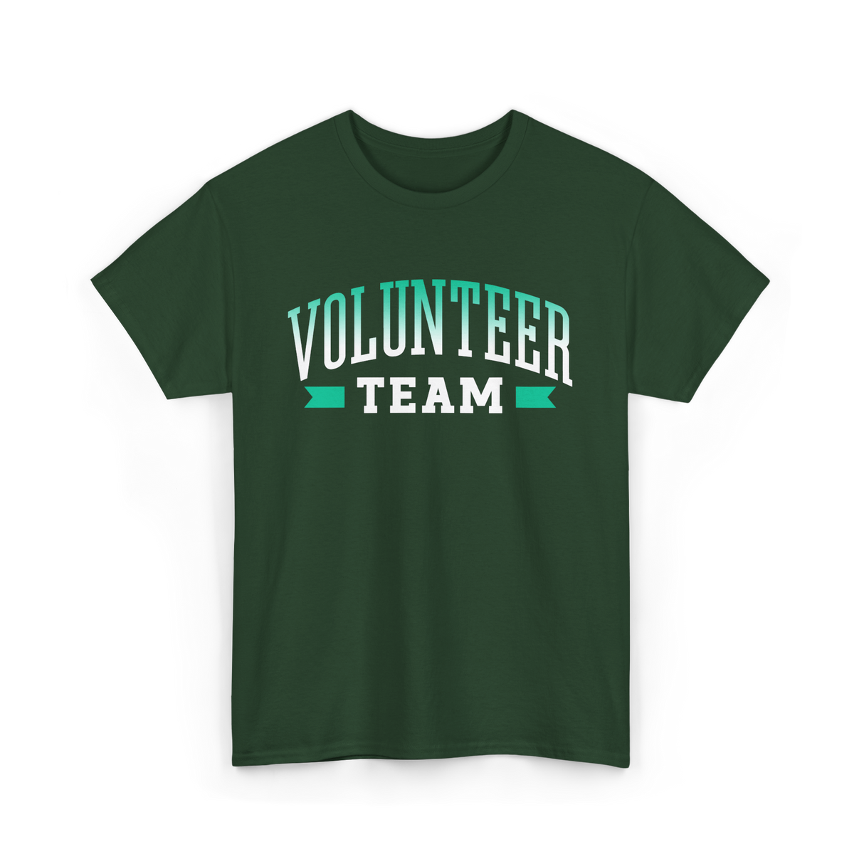 Volunteer Team Volunteer Service T-Shirt - Forest Green