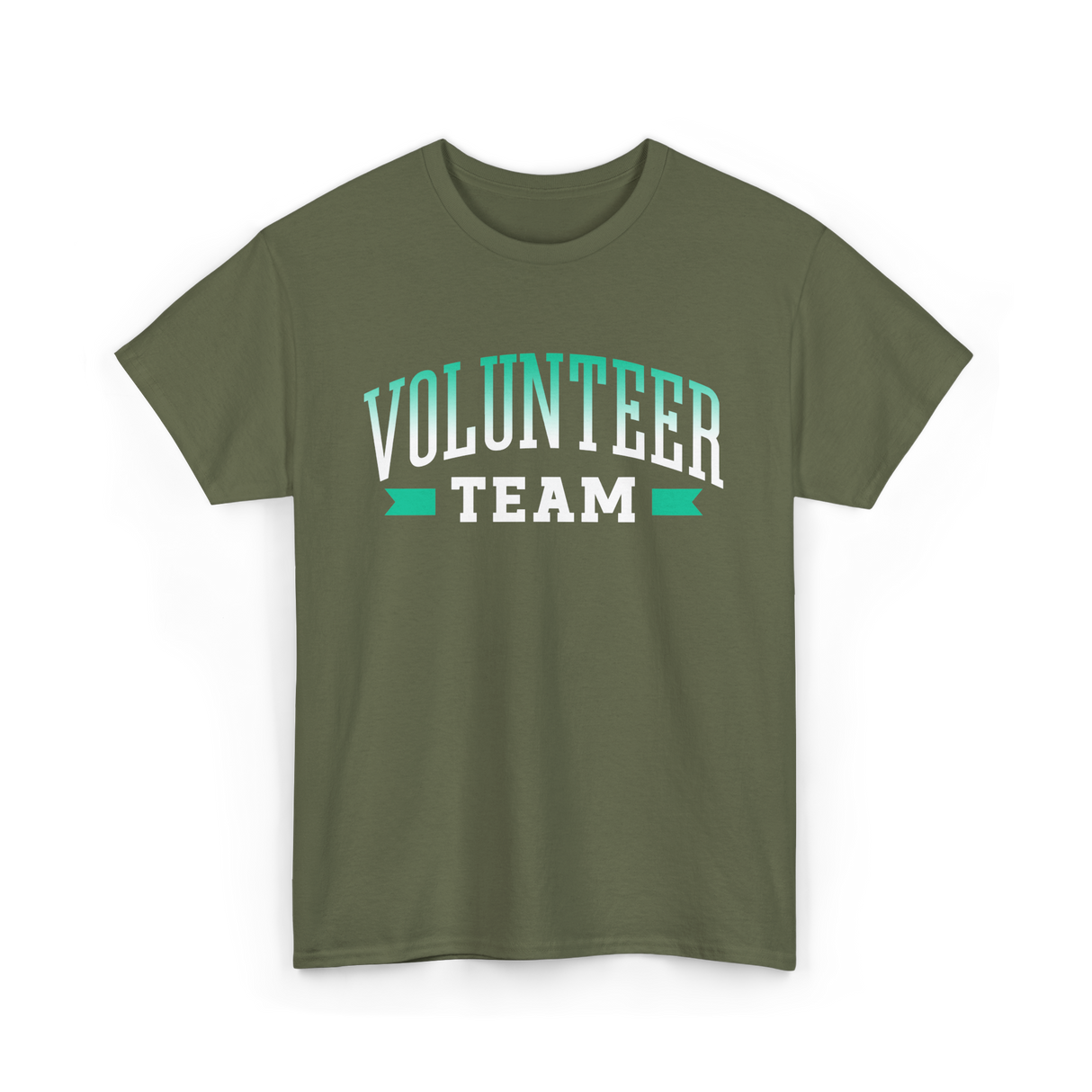 Volunteer Team Volunteer Service T-Shirt - Military Green
