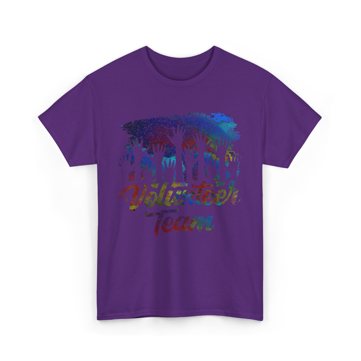 Volunteer Team Volunteering Community T-Shirt - Purple