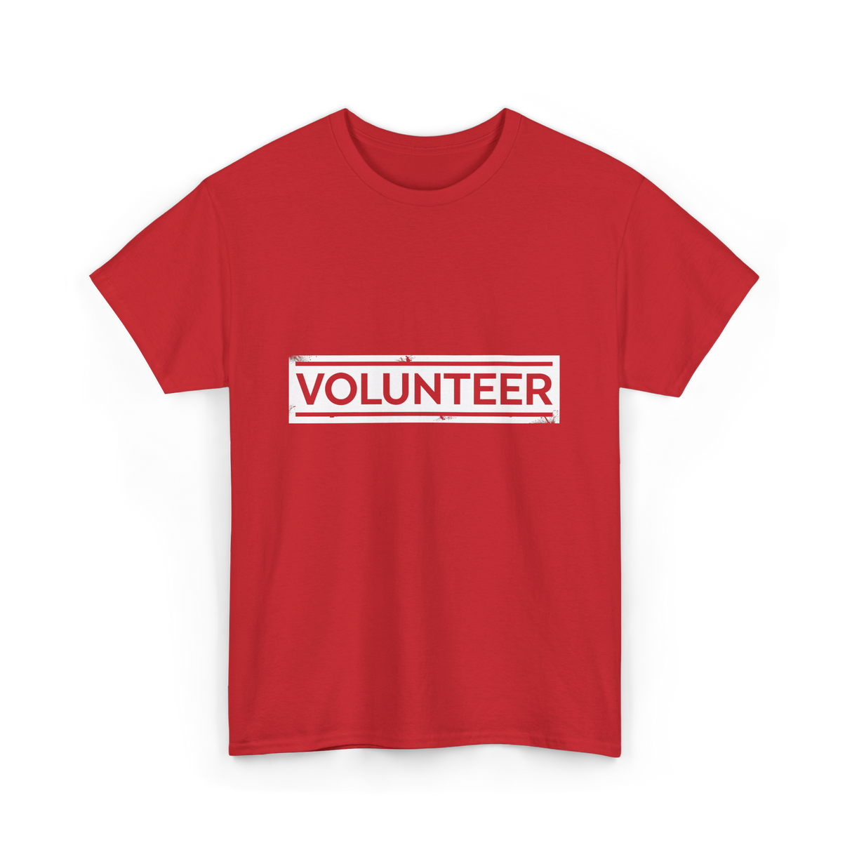 Volunteer Volunteer Work T-Shirt - Red