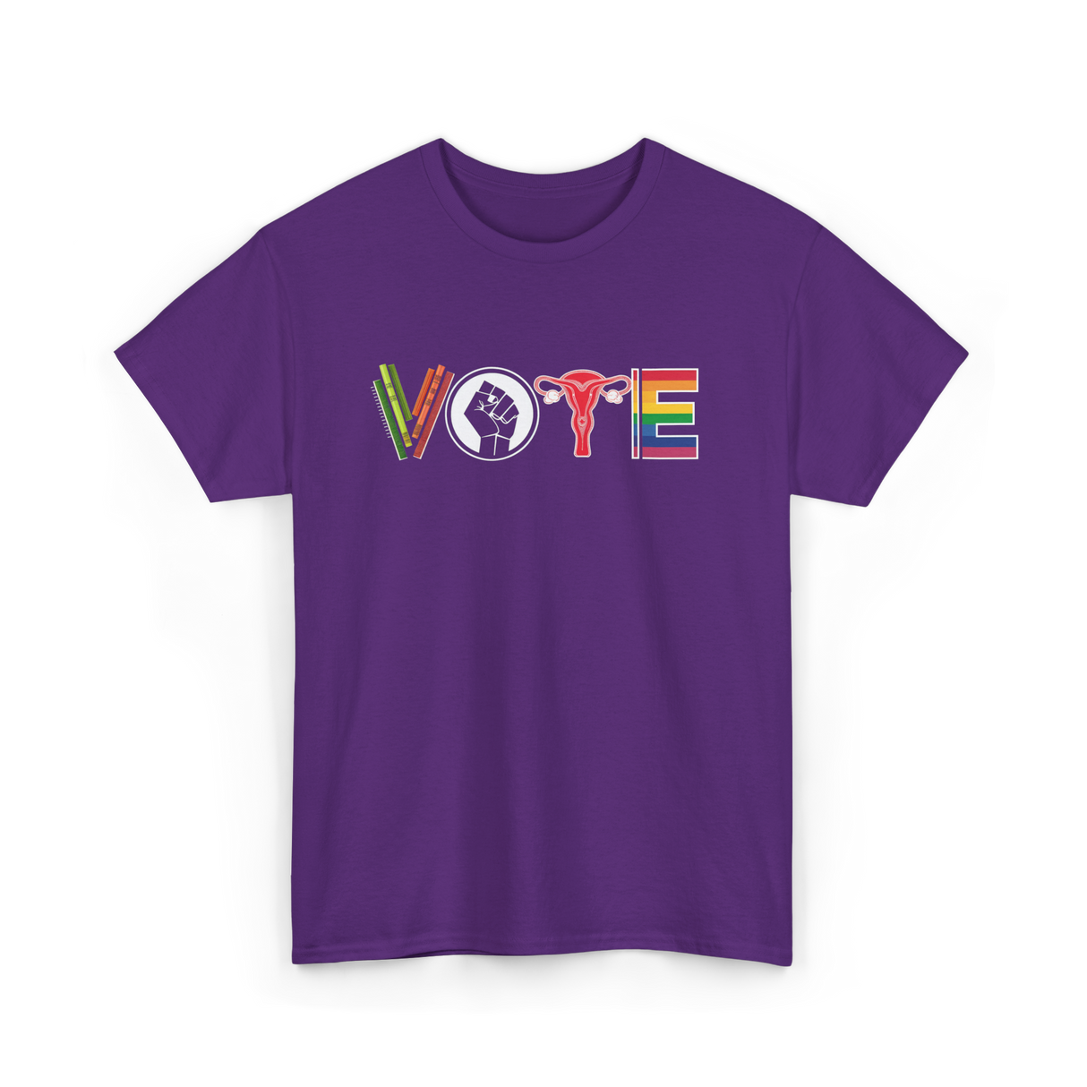 Vote Equality Activism T-Shirt - Purple