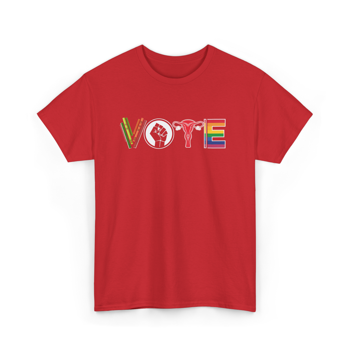 Vote Equality Activism T-Shirt - Red