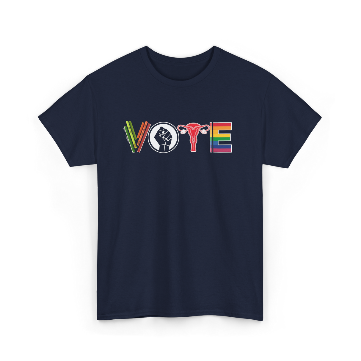 Vote Equality Activism T-Shirt - Navy