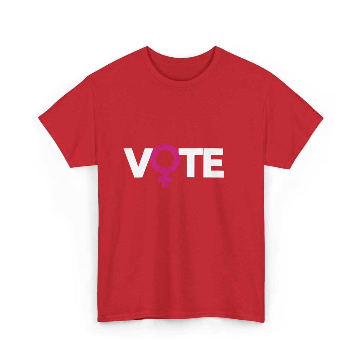 Vote Feminist Women Empowerment T-Shirt - Red
