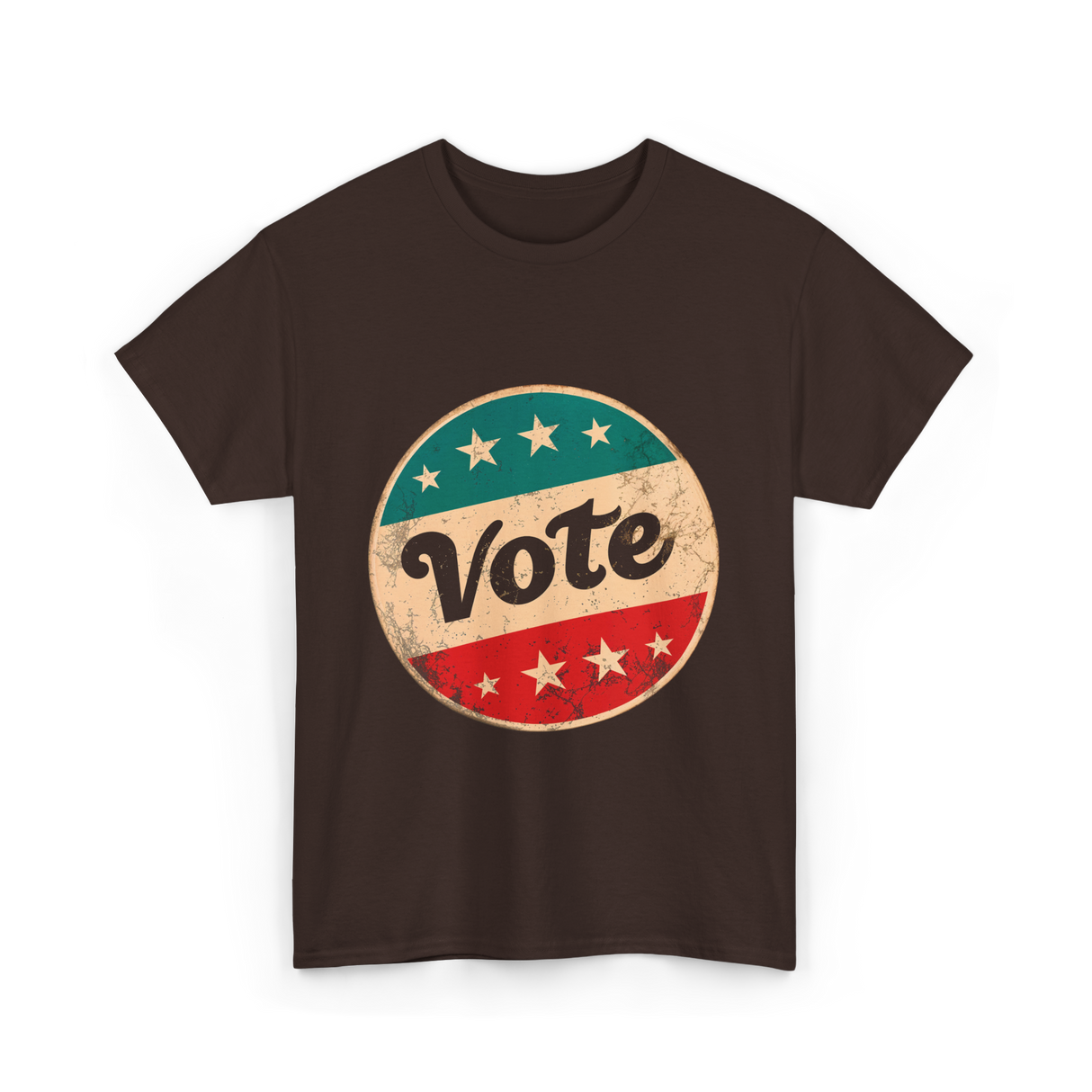 Vote Political Activism Rights T-Shirt - Dark Chocolate
