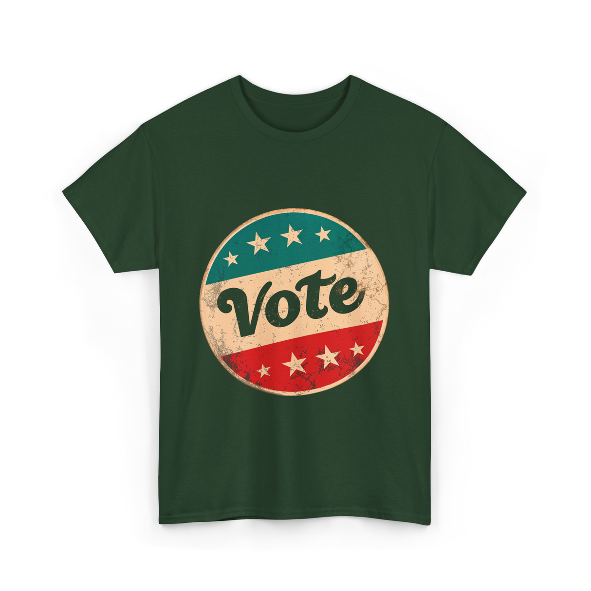 Vote Political Activism Rights T-Shirt - Forest Green