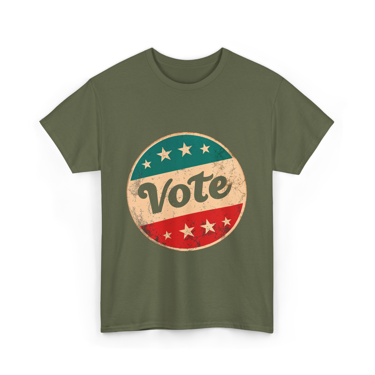 Vote Political Activism Rights T-Shirt - Military Green