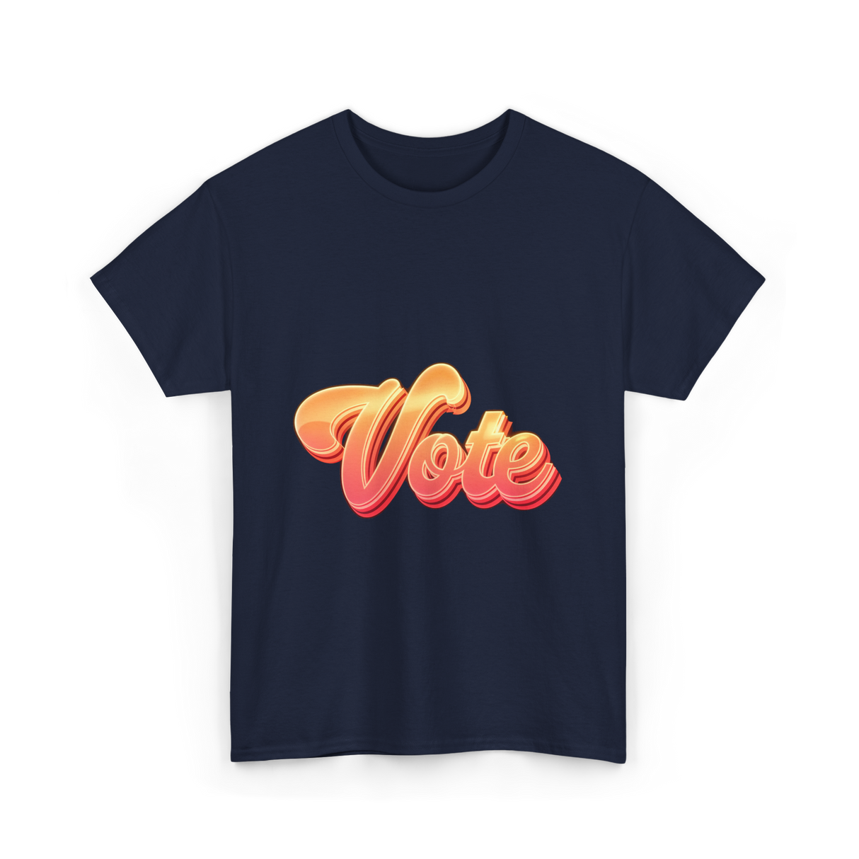 Vote Vintage Election Voter T-Shirt - Navy