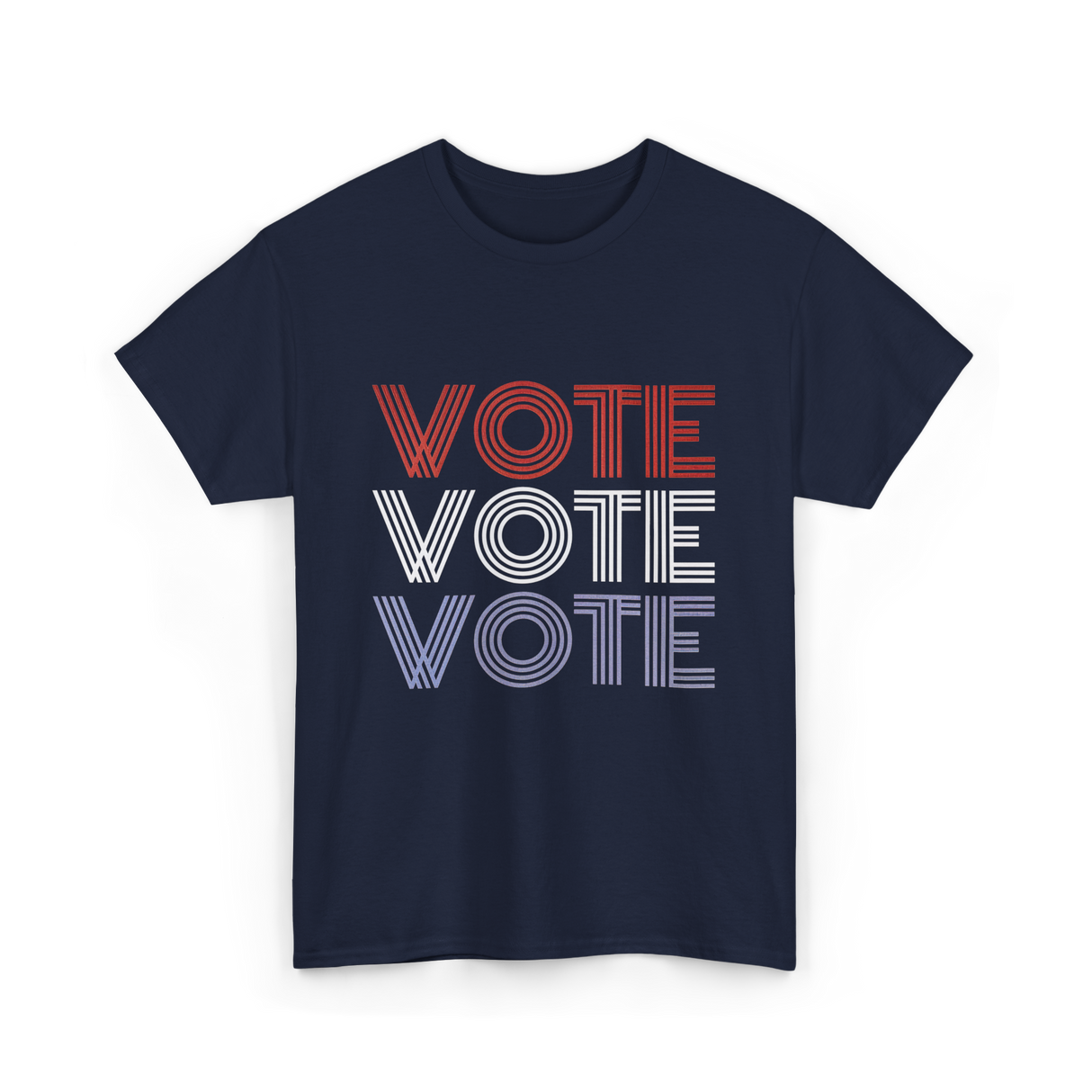 Vote Vote Vote Election Voter T-Shirt - Navy