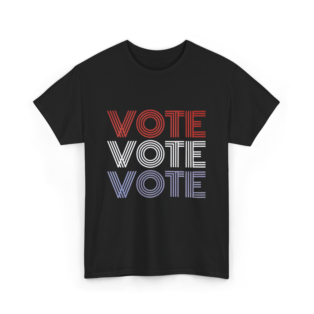 Vote Vote Vote Election Voter T-Shirt - Black