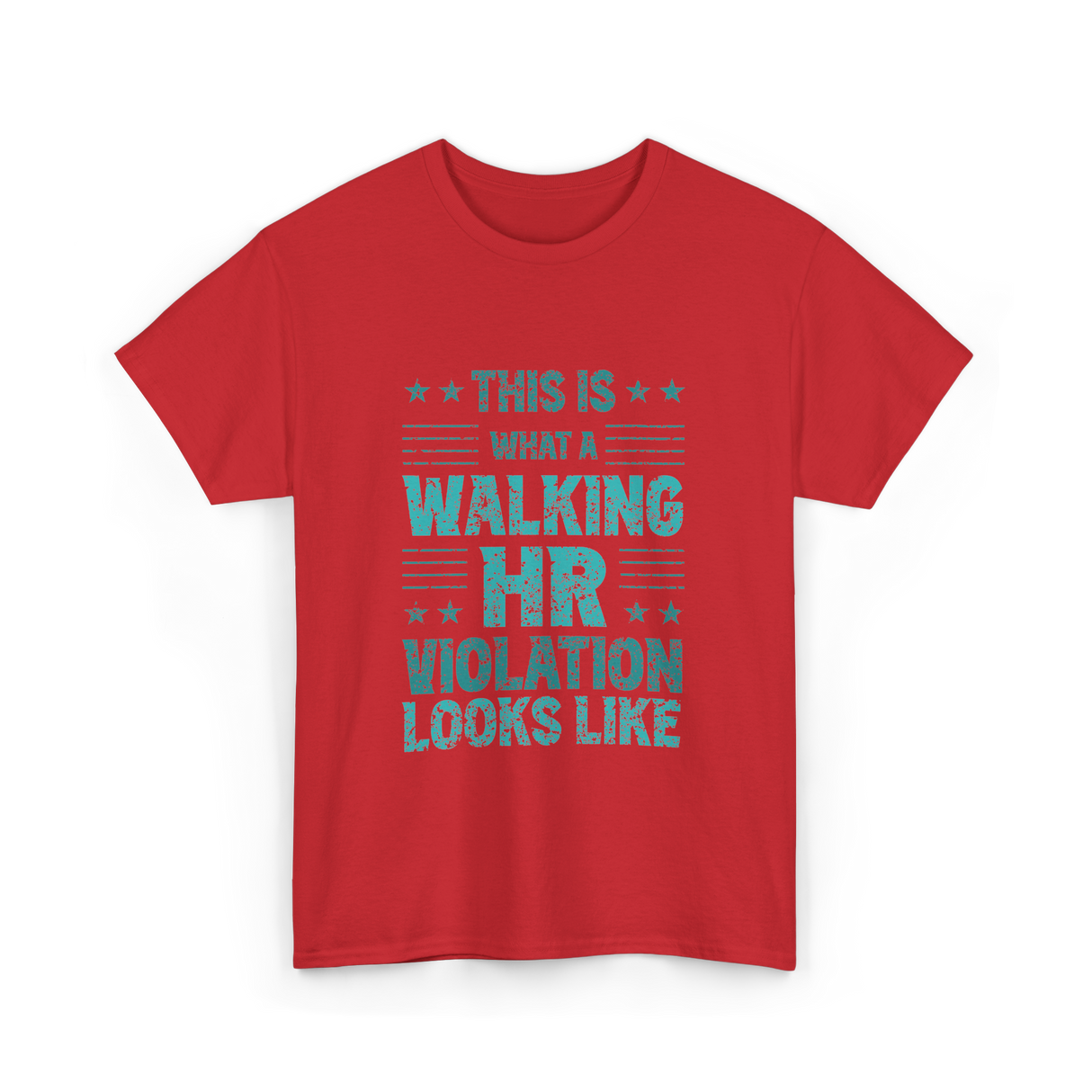 Walking HR Violation HR T-Shirt - Red