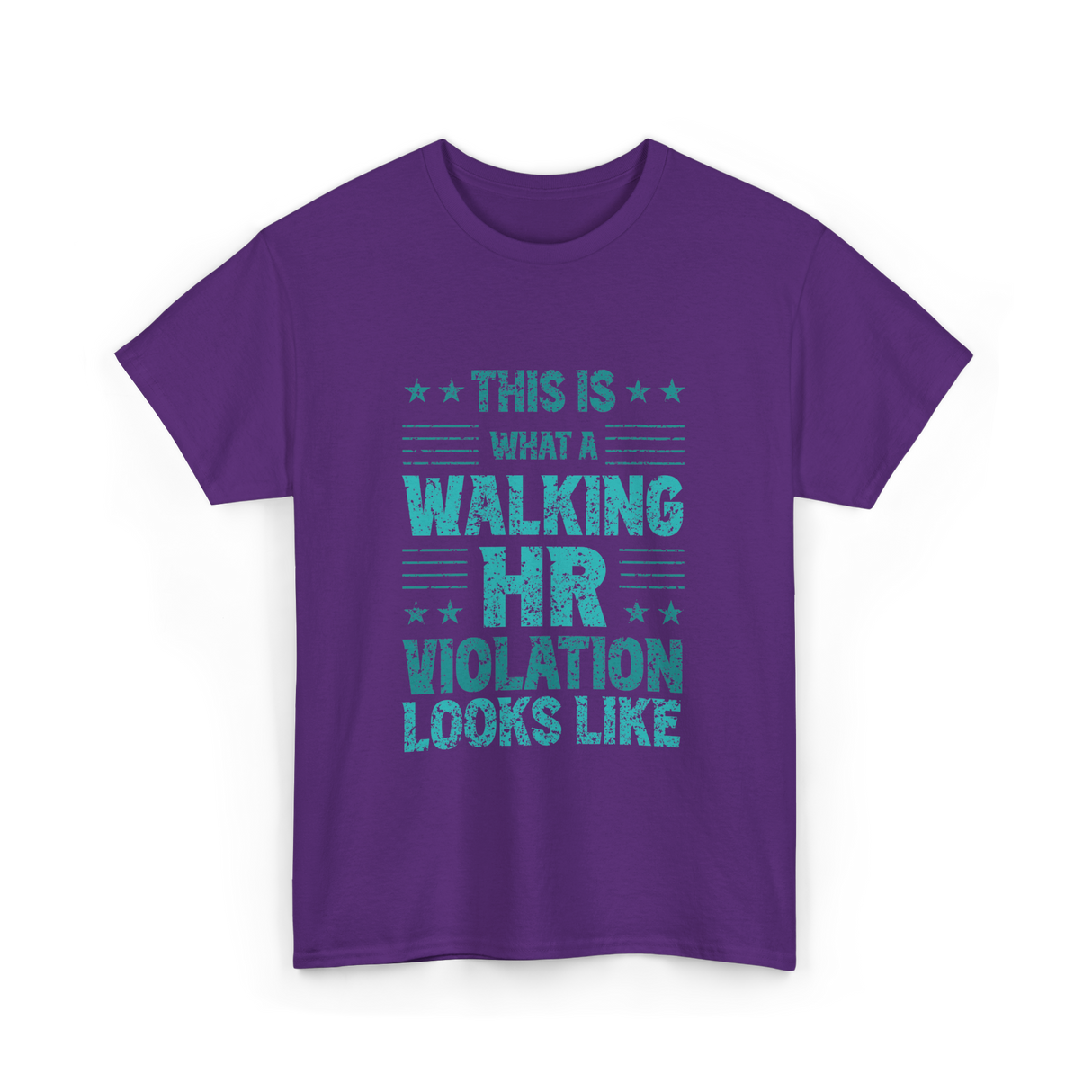 Walking HR Violation HR T-Shirt - Purple