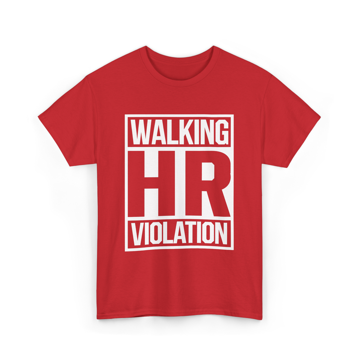Walking HR Violation HR T-Shirt - Red