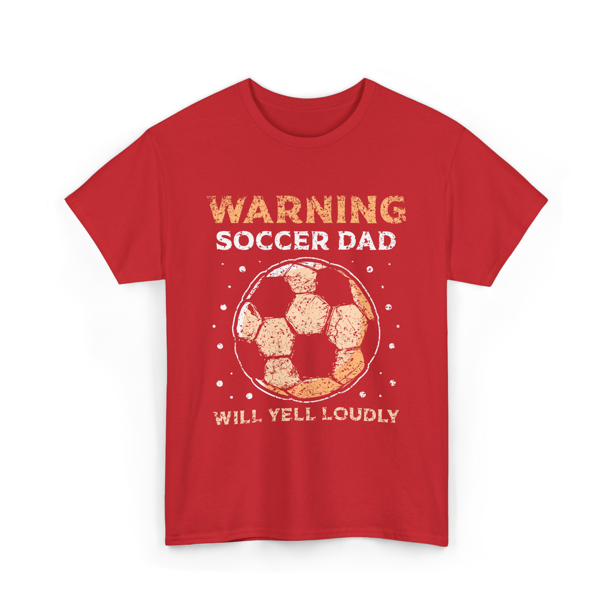 Warning Soccer Dad Soccer Dad T-Shirt - Red