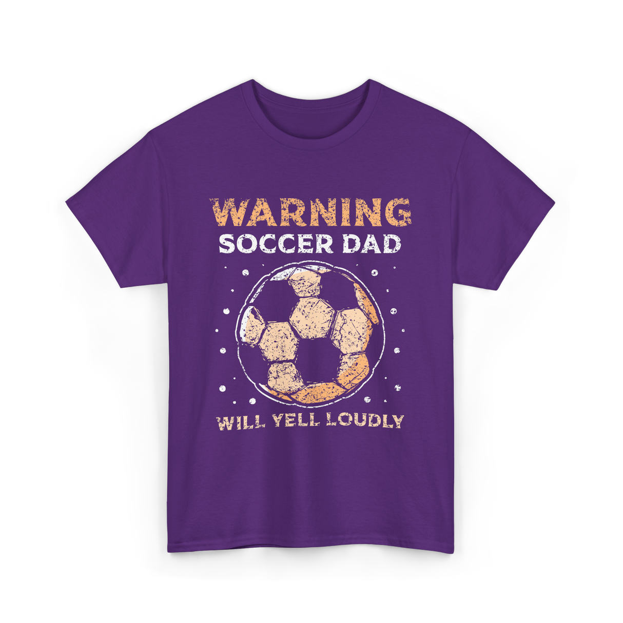 Warning Soccer Dad Soccer Dad T-Shirt - Purple