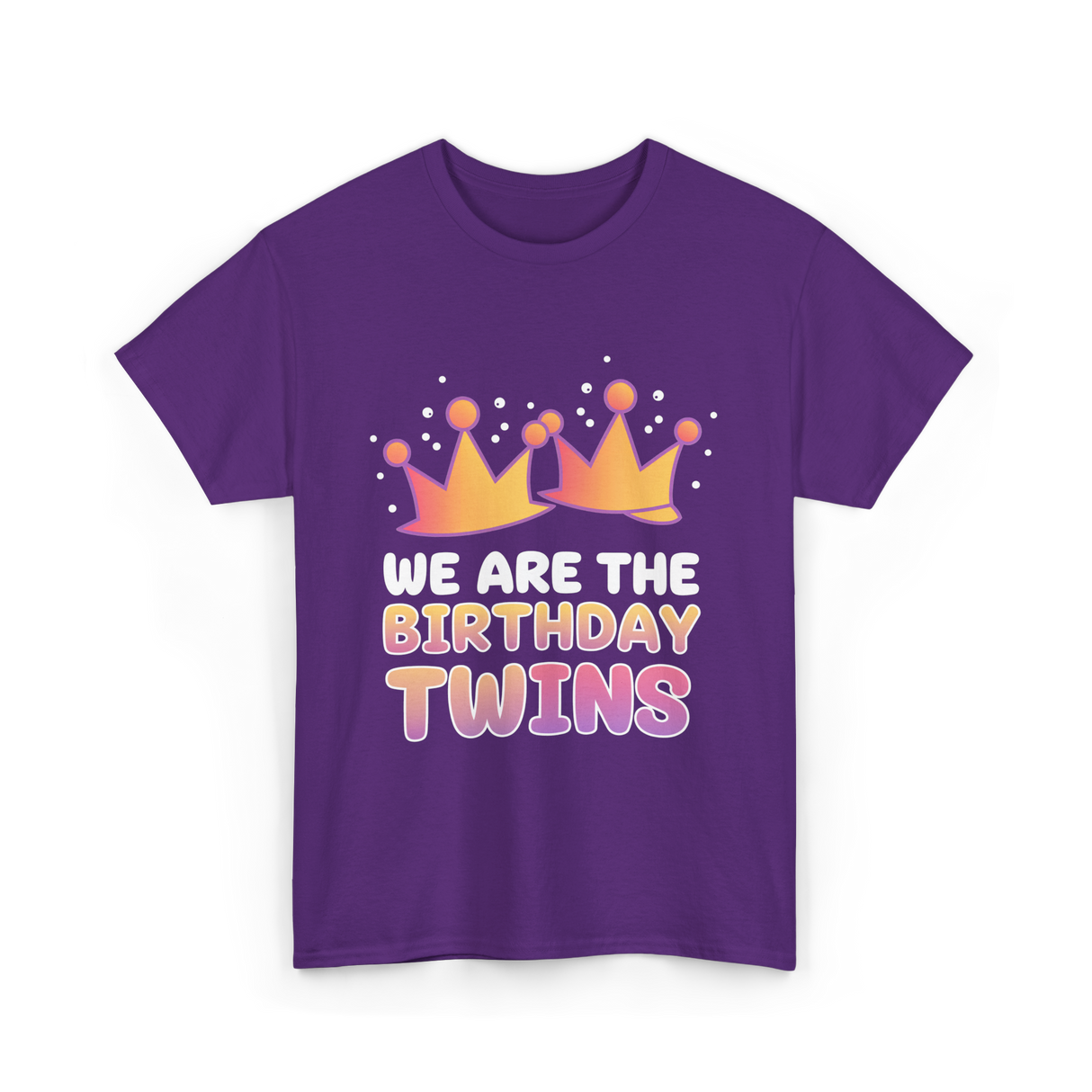 We Are The Birthday Twins Birthday Twins T-Shirt - Purple