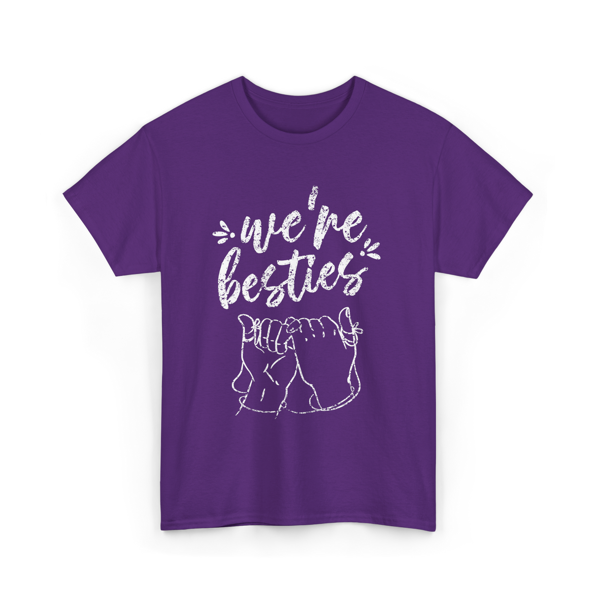 we're besties friendship best friend T-Shirt - Purple
