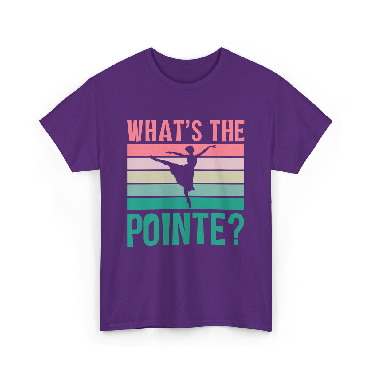 What's The Pointe Dance Ballet T-Shirt - Purple