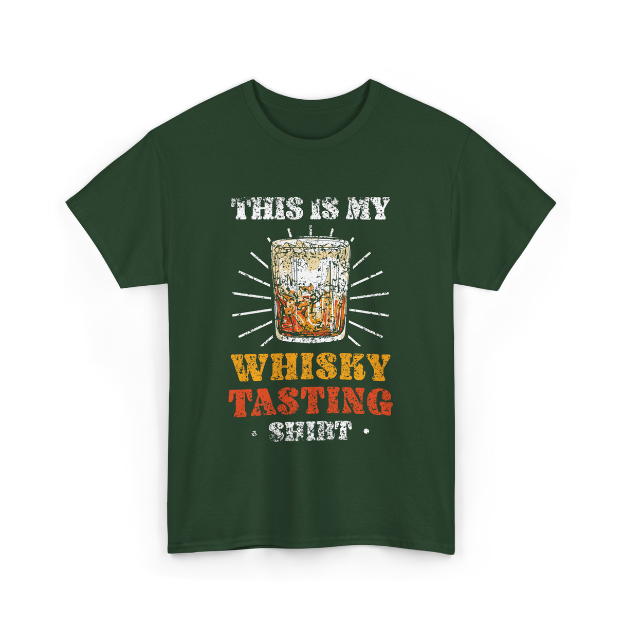 Whisky Tasting Whisky Drink T-Shirt - Forest Green