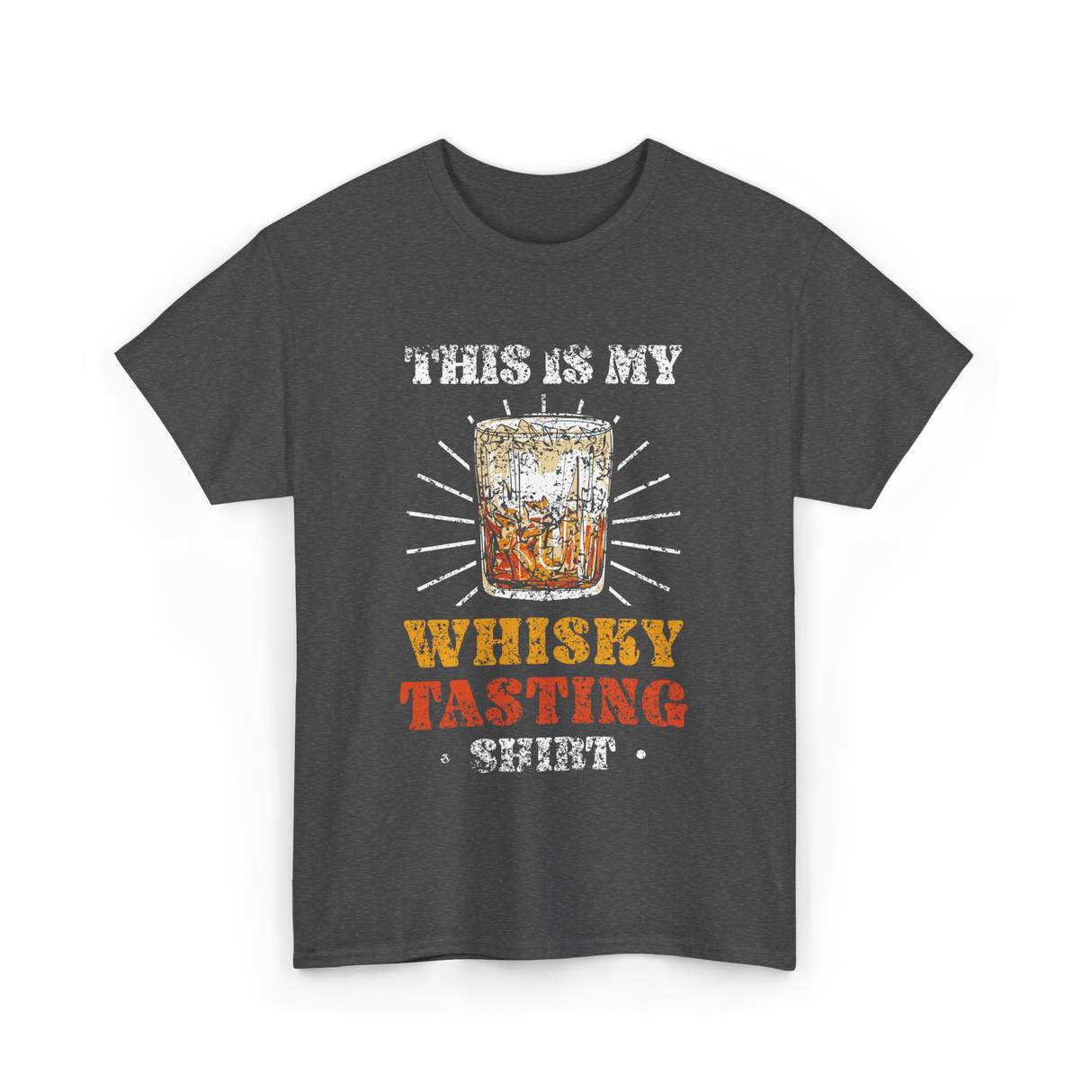 Whisky Tasting Whisky Drink T-Shirt - Dark Heather