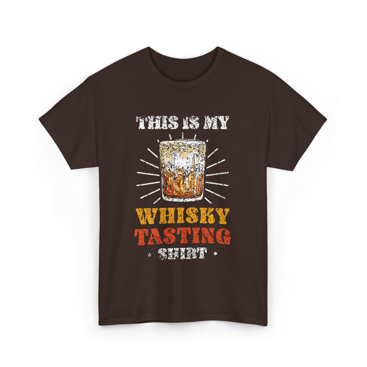 Whisky Tasting Whisky Drink T-Shirt - Dark Chocolate