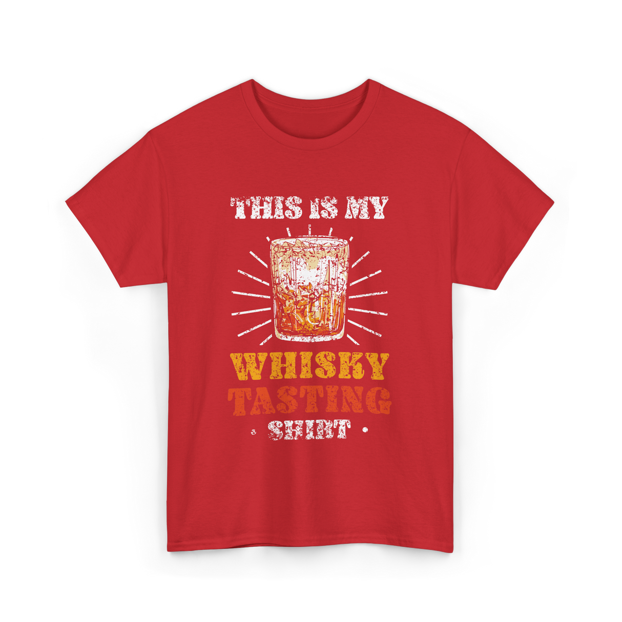 Whisky Tasting Whisky Drink T-Shirt - Red