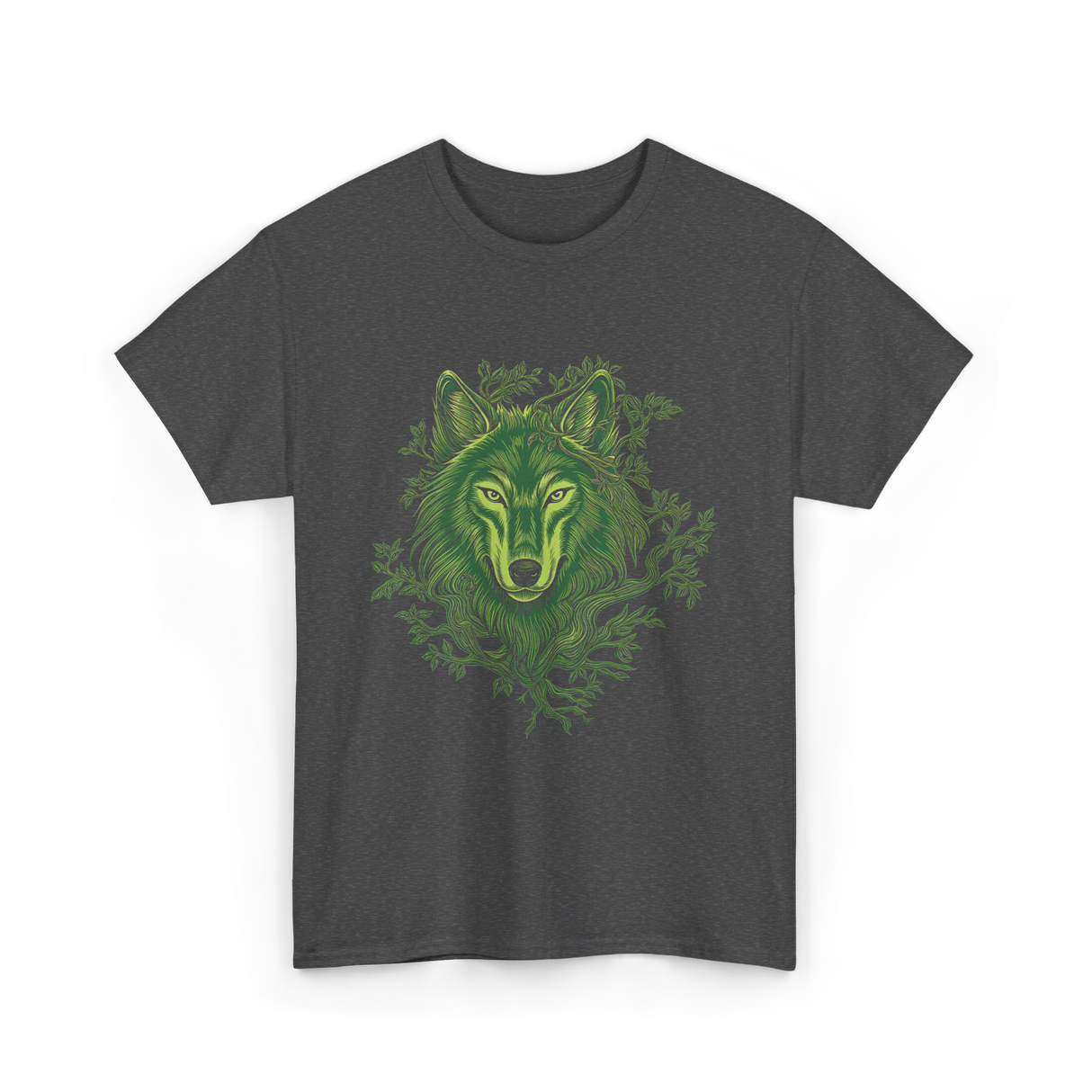 Wolf Wildlife Lover Predator T-Shirt - Dark Heather