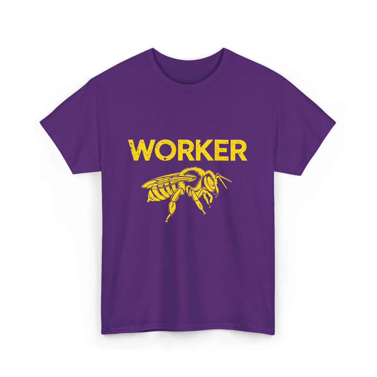 Worker Bee Beekeeping Bees T-Shirt - Purple