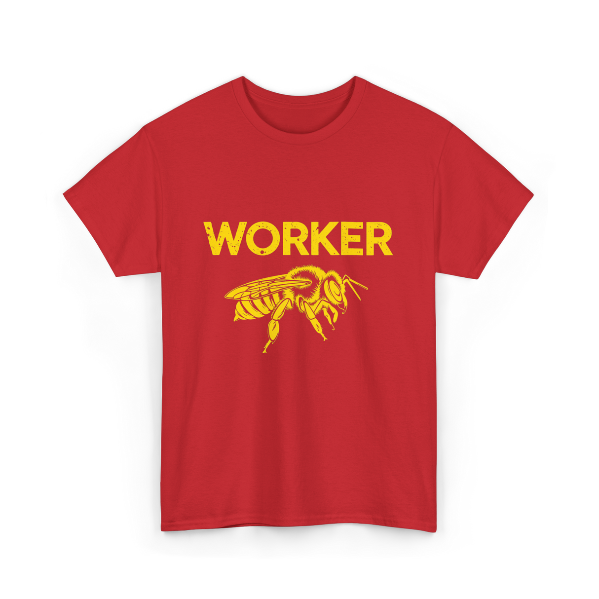 Worker Bee Beekeeping Bees T-Shirt - Red