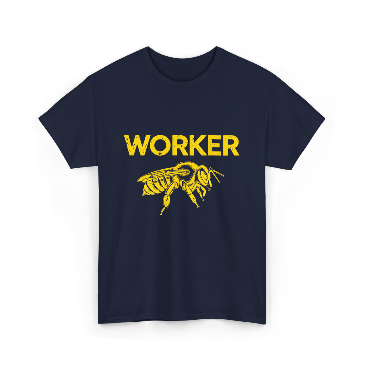 Worker Bee Beekeeping Bees T-Shirt - Navy