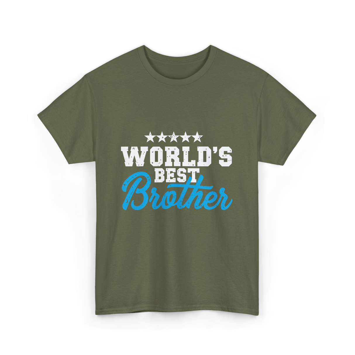 World's Best Brother T-Shirt - Military Green