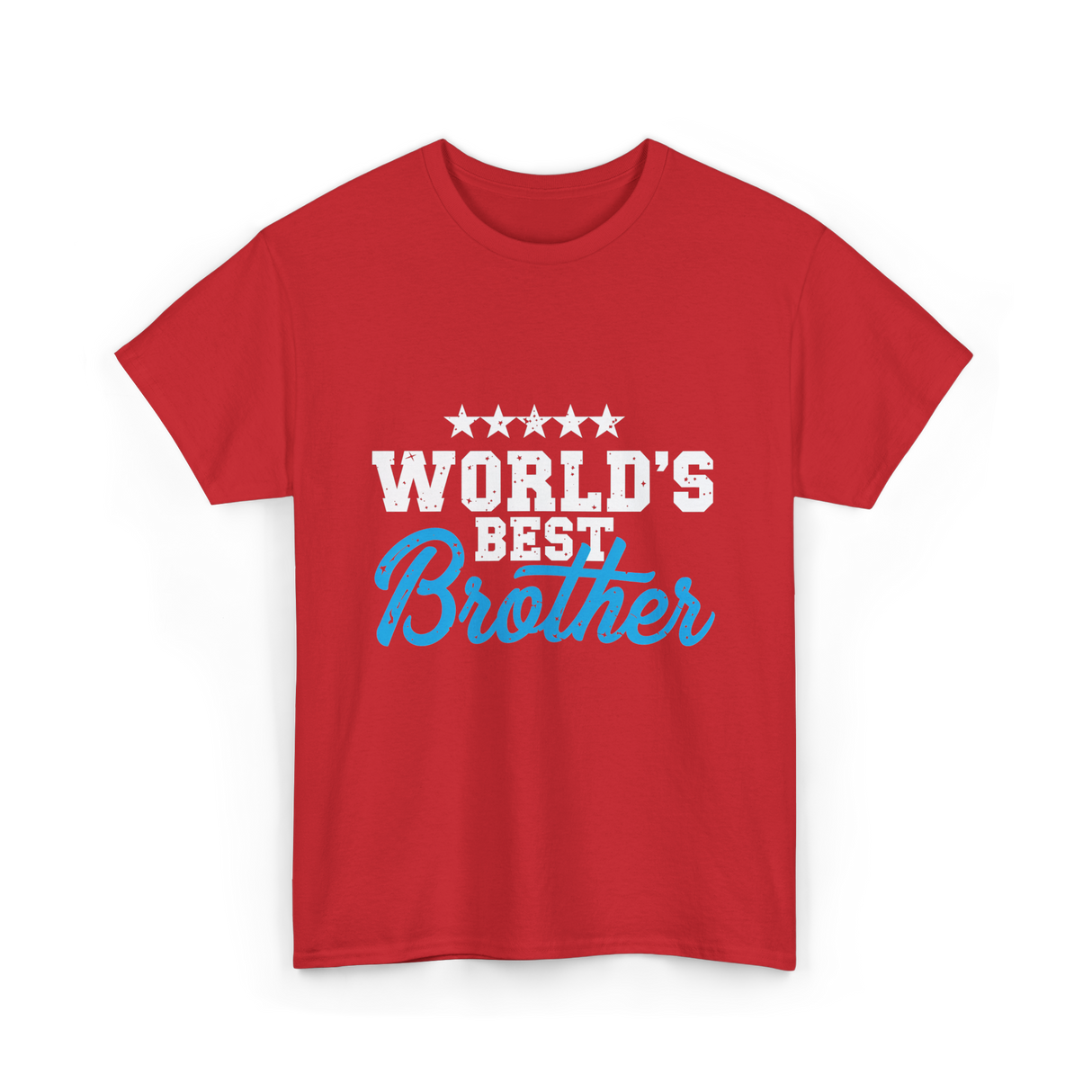 World's Best Brother T-Shirt - Red