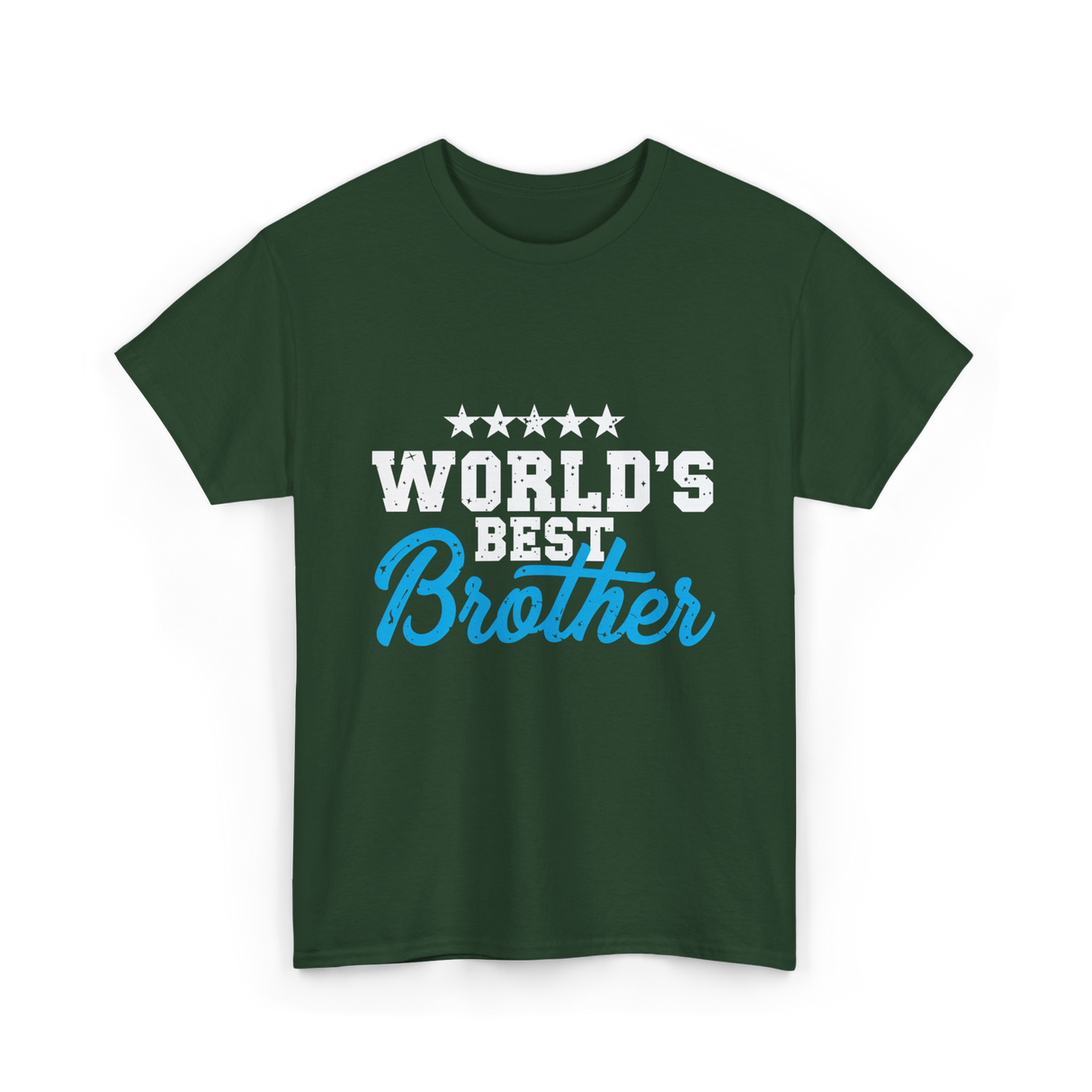 World's Best Brother T-Shirt - Forest Green