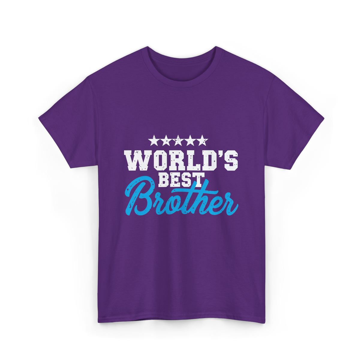 World's Best Brother T-Shirt - Purple