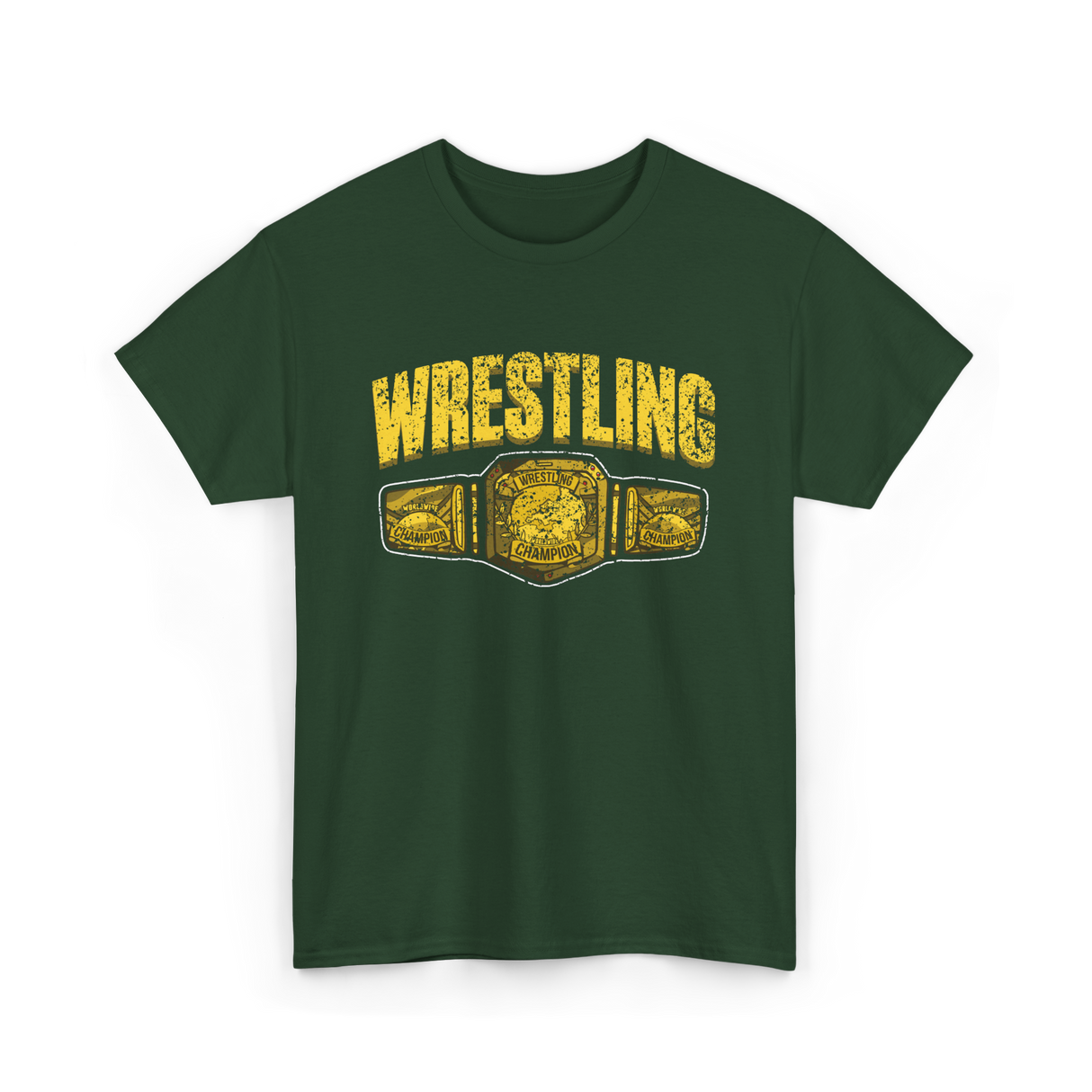Wrestling Champion Wrestling T-Shirt - Forest Green