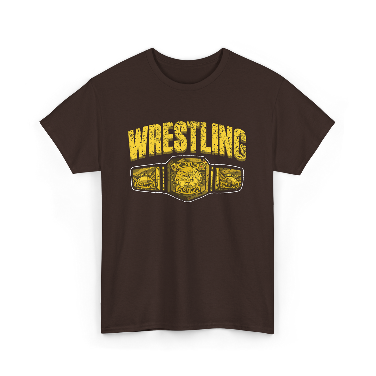 Wrestling Champion Wrestling T-Shirt - Dark Chocolate